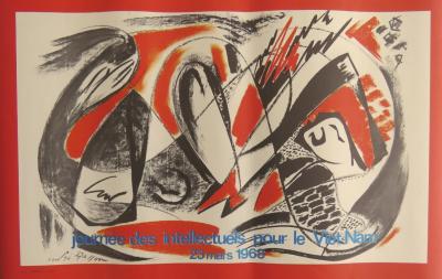 Soulages - Picasso - Vasarely - Masson - Journée des intellectuels pour le Viet-Nam - 1968 2