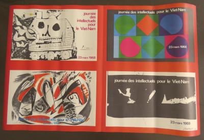 Soulages - Picasso - Vasarely - Masson - Journée des intellectuels pour le Viet-Nam - 1968 2
