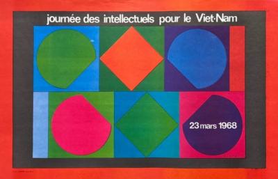 Soulages - Picasso - Vasarely - Masson - Journée des intellectuels pour le Viet-Nam - 1968 2
