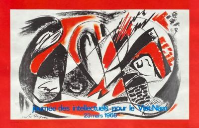 Soulages - Picasso - Vasarely - Masson - Journée des intellectuels pour le Viet-Nam - 1968 2