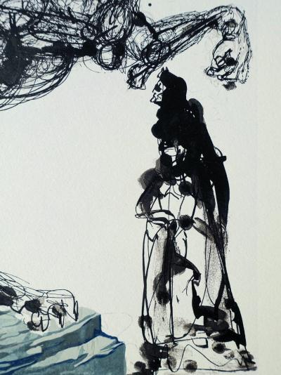 Salvador DALI : Cerbère, Bois gravé original 2
