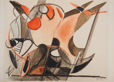 Edouard PIGNON : Secours en mer, le renflouement, Lithographie signée 2
