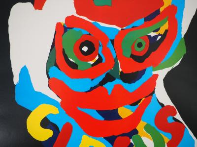 Karel APPEL : Le cirque, Affiche originale en lithographie signée 2