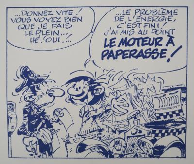 André FRANQUIN - Gaston Lagaffe, Les Belges sont les plus forts - Sérigraphie signée 2