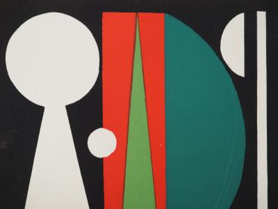 Auguste HERBIN : Ouverture, Lithographie et pochoir 2