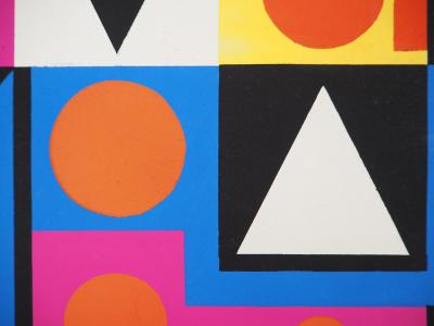 Auguste HERBIN : Non, Lithographie et pochoir 2