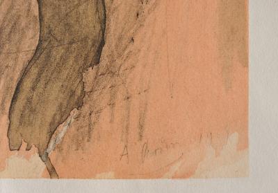 Auguste RODIN : Femme africaine nue, Gravure signée 2