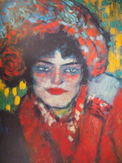 Pablo PICASSO : L’attente, Affiche originale d’époque 2