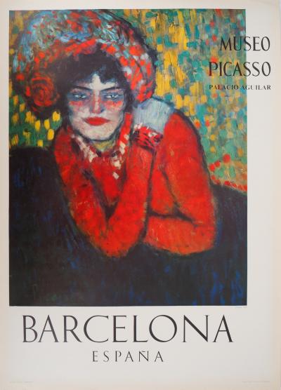 Pablo PICASSO : L’attente, Affiche originale d’époque 2