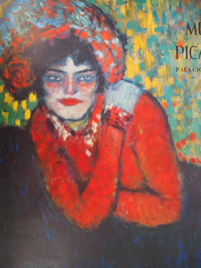 Pablo PICASSO : L’attente, Affiche originale d’époque 2
