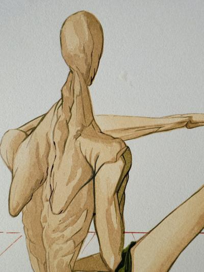 Salvador DALI : Minos, Bois gravé original 2