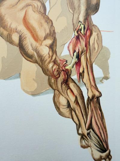 Salvador DALI : Les avares et les prodigues, Bois gravé original 2