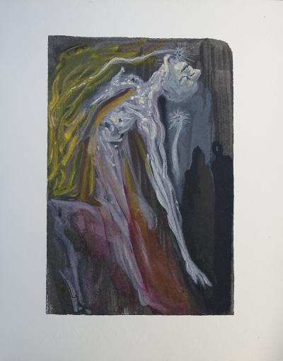 Salvador DALI : Les furies, Bois gravé original 2