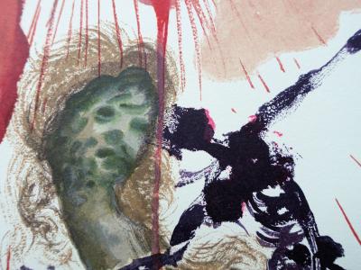 Salvador DALI : Le minotaure, Bois gravé original 2