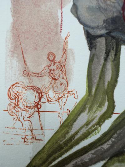 Salvador DALI : Le minotaure, Bois gravé original 2