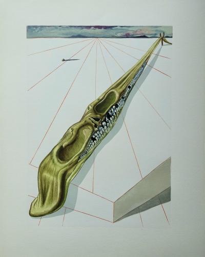 Salvador DALI : Les blasphémateurs, Bois gravé original 2