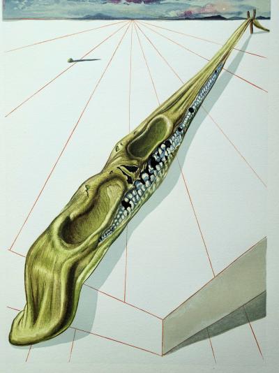 Salvador DALI : Les blasphémateurs, Bois gravé original 2