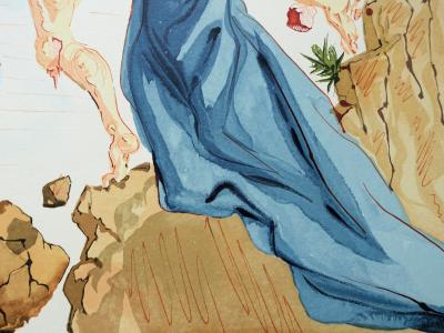 Salvador DALI : Les margelles de Phlégéthon, Bois gravé original 2