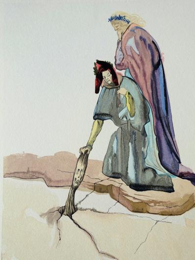 Salvador DALI : Les traitres envers leur patrie, Bois gravé original 2