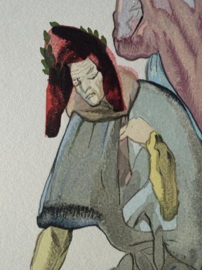 Salvador DALI : Les traitres envers leur patrie, Bois gravé original 2