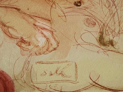 Salvador DALI : Le songe, Bois gravé original signé 2
