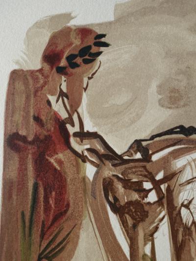 Salvador DALI : Les orgueilleux, Bois gravé original 2
