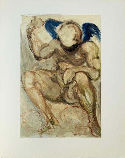 Salvador DALI : L’envie, Bois gravé original 2