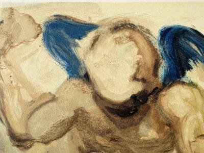 Salvador DALI : L’envie, Bois gravé original 2