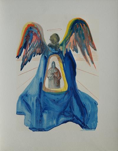 Salvador DALI : Dante purifié, Bois gravé original 2