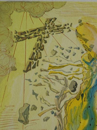 Salvador DALI : L’éclat des corps glorieux, Bois gravé original 2