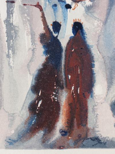 Salvador DALI : Ainsi fut créé la Terre, Bois gravé original 2