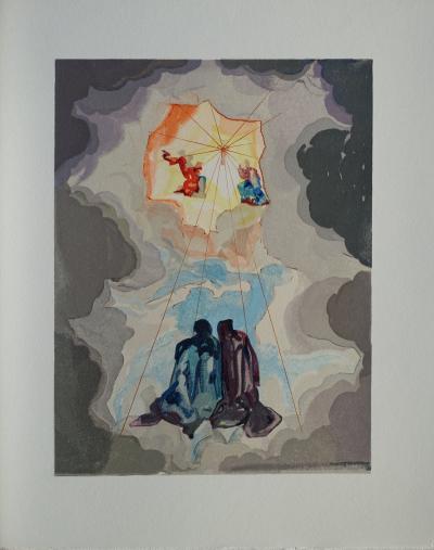 Salvador DALI : Extase de Dante, Bois gravé original 2