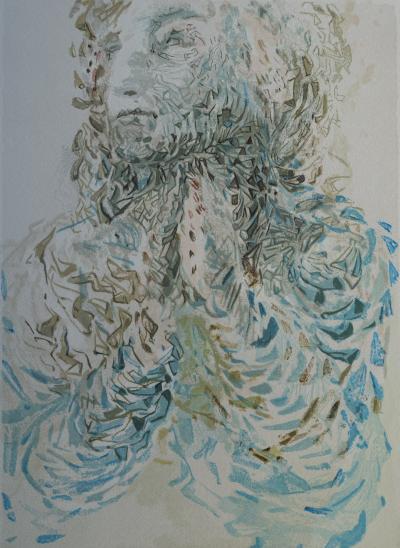 Salvador DALI : La prescience divine, Bois gravé original 2