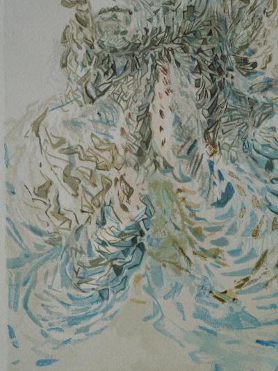 Salvador DALI : La prescience divine, Bois gravé original 2