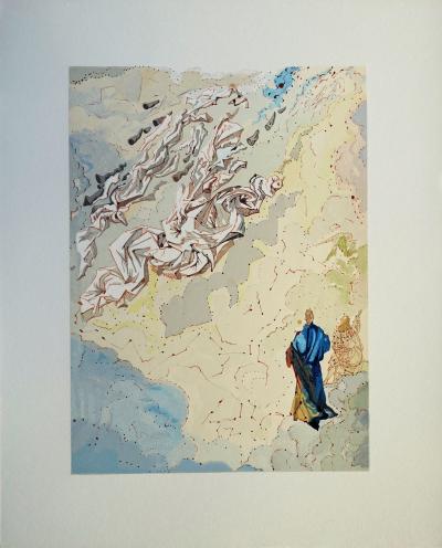 Salvador DALI : Le sixième ciel de Jupiter, Bois gravé original 2