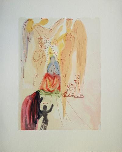 Salvador DALI : Le triomphe du Christ et de la Vierge, Bois gravé original 2