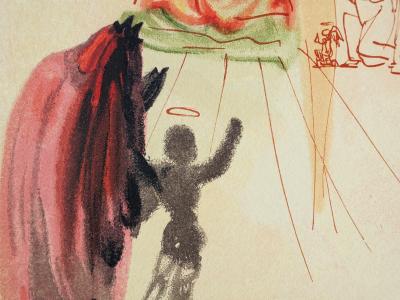 Salvador DALI : Le triomphe du Christ et de la Vierge, Bois gravé original 2