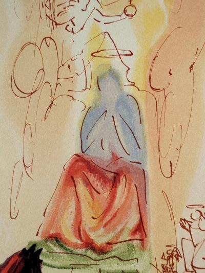 Salvador DALI : Le triomphe du Christ et de la Vierge, Bois gravé original 2