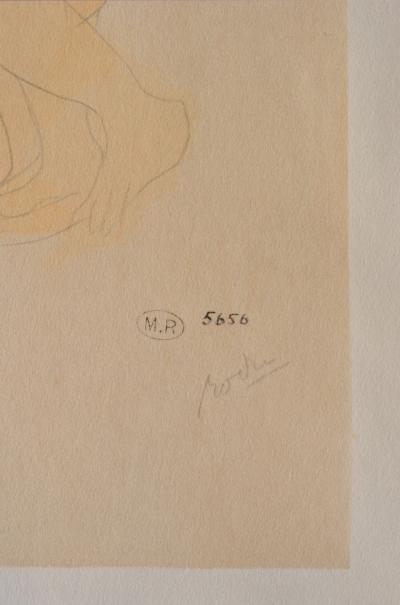 Auguste RODIN : Corps enlacés, Gravure signée 2