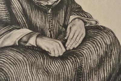 Walter SAUER : Homme arabe assis, Héliogravure 2