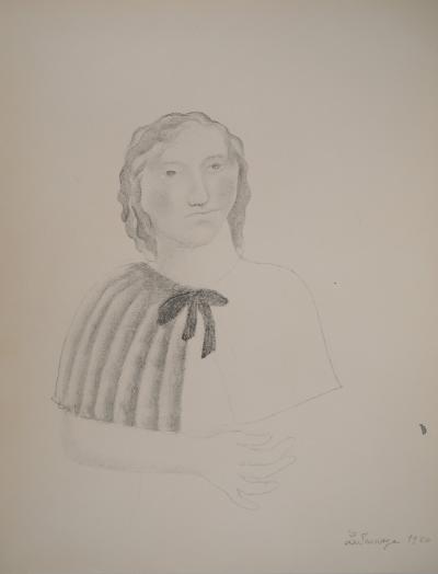 Roger de la FRESNAYE : Femme cubiste à la capeline, Lithographie signée 2