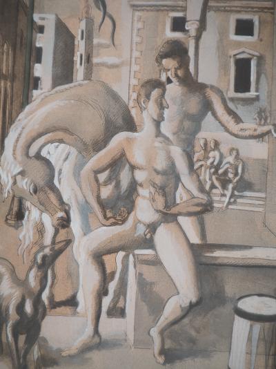 Roger de la FRESNAYE : Nouvelle mythologie, le temps des héros, Lithographie signée 2