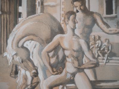 Roger de la FRESNAYE : Nouvelle mythologie, le temps des héros, Lithographie signée 2