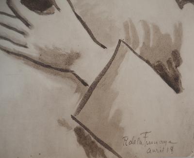 Roger de la FRESNAYE : Soldat en permission, Lithographie signée 2