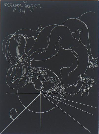 Meyer LAZAR : Toutes les dimensions de l'amour, Gravure originale signée 2