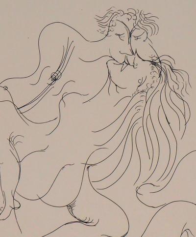 Meyer LAZAR : Amour renversant, Gravure originale signée 2