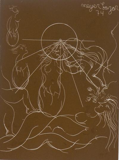 Meyer LAZAR : L'Amour comme seul horizon, Gravure originale signée 2