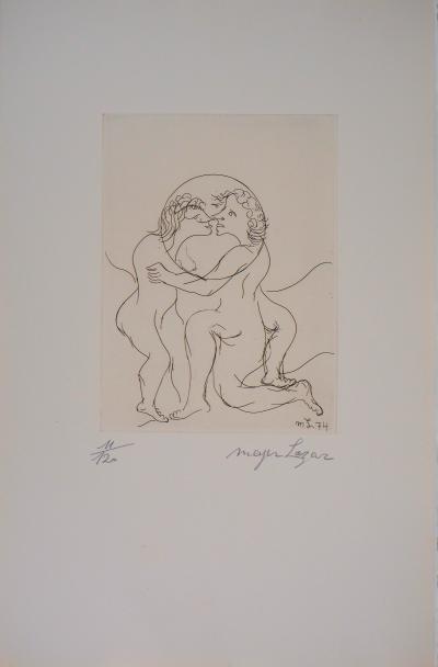 Meyer LAZAR : Passion, Je ne vois que toi, Gravure originale signée 2