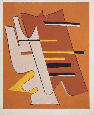 Alberto MAGNELLI : Manifeste abstrait, Lithographie et pochoir 2