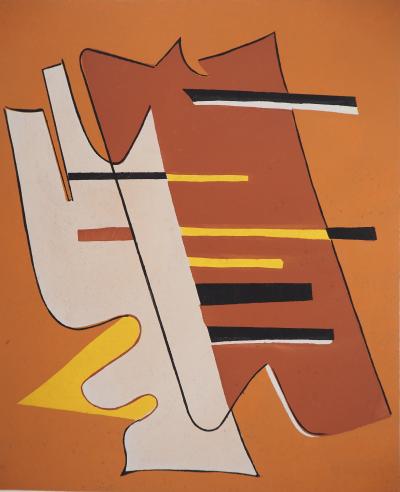 Alberto MAGNELLI : Manifeste abstrait, Lithographie et pochoir 2